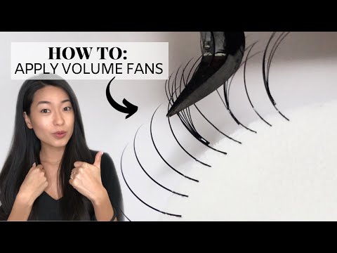HOW TO: Apply Volume Lashes (close up!)