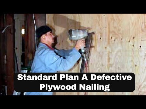 STANDARD PLAN A - SHEAR WALL NAILING BOO BOO