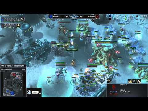 Bunny vs Naniwa Starcraft 2 WCS Europe Premiere RO32 2014 Season 1 Group A Set 5