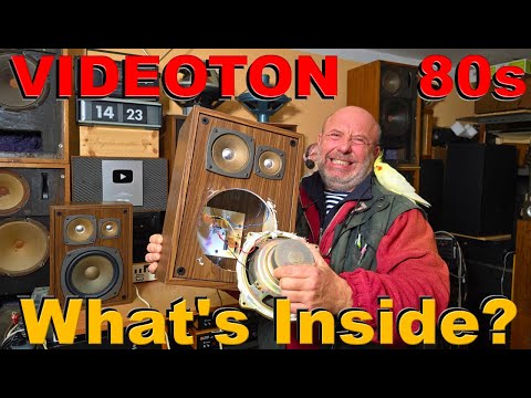 1980s Vintage VIDEOTON DC 2016A SPEAKERS Deconstruction