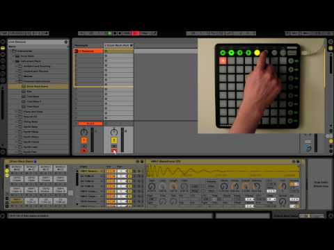 Novation Launchpad - User Mode 1 (Drum Rack)