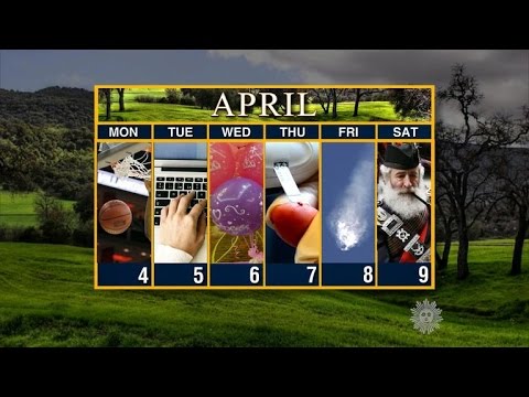 Calendar: Week of April 4