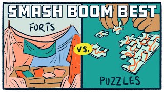 Forts Vs. Puzzles | Smash Boom Best | An Award-Winning Debate Show for Kids