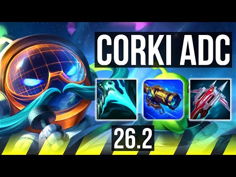 CORKI & Nami vs CAITLYN & Janna (ADC) | Electrocute, 49K damage | EUW Master | 26.2