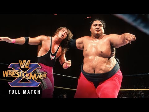 FULL MATCH: Yokozuna vs. Bret Hart – WWE Title Match: WrestleMania X