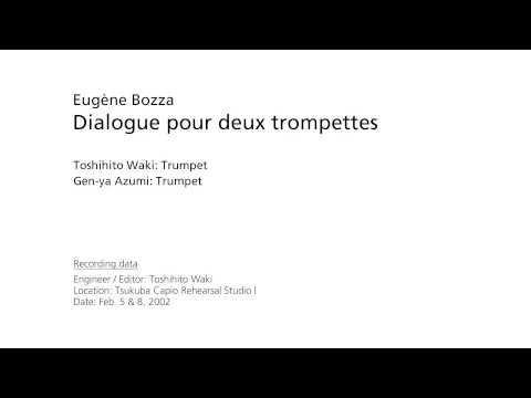 Eugène Bozza: Dialogue pour deux trompettes
