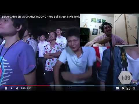 sean ganier vs charly iacono  | reacción |batalla de freestyle football