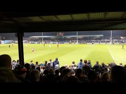 Drogheda Utd 0-2 Bohemian FC 21st April 2023 - fans and Declan McDaid winner