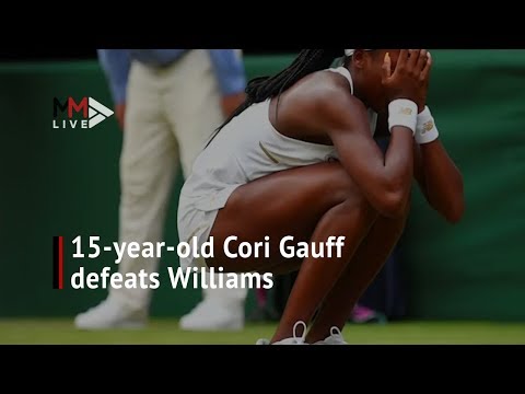 15 year old Gauff stuns idol Venus Williams at Wimbledon