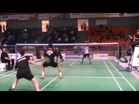 MMČR MD   Jacek Kolumbajew Pawel Pietryja vs Po Jui Huang Ching Yao Lu   2013 Yonex Czech Internatio