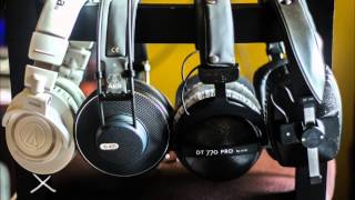 Video thumbnail for Audio Technica ATH M50 vs AKG K401 vs Beyerdynamic DT 770 PRO vs Beyerdynamic DT 100 by samer agolli