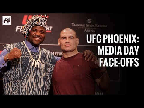UFC Phoenix media day face-offs