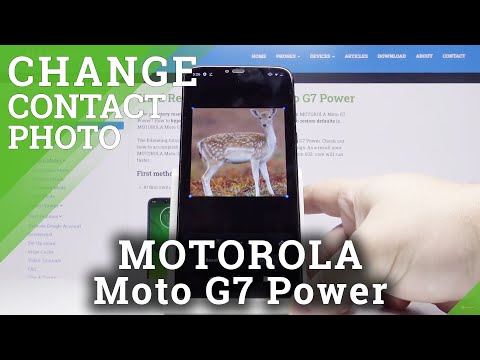 How to Add Photo to Contact in MOTOROLA Moto G7 Power – Personalize Contact List
