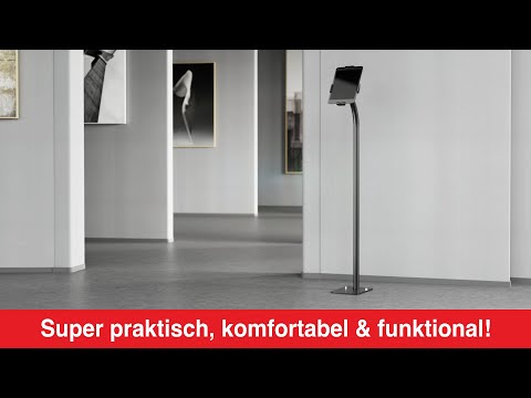 Artikelvideo 1 für Neomounts Tablet-Bodenständer FL15-625BL1 schwarz für 1 Tablet, Artikelnummer 960714