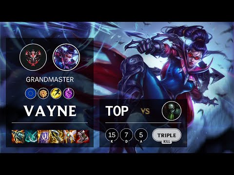 Vayne Top vs Urgot - EUW Grandmaster Patch 11.6