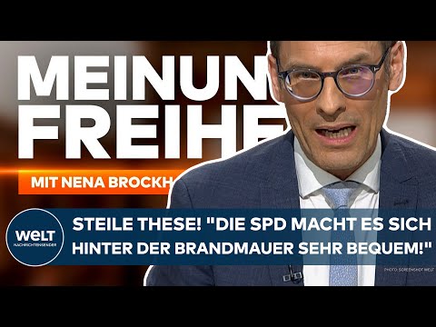 JAN SCHÄFER: Steile These! "Die SPD macht es sich hinter der Brandmauer sehr bequem!"