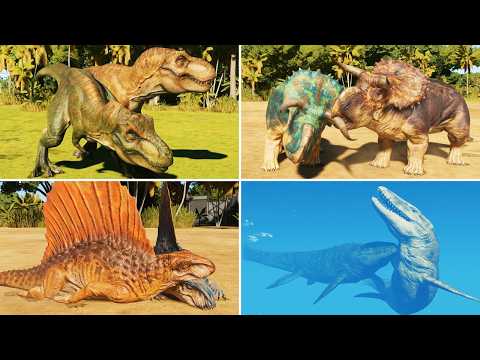 ALL DINOSAURS SOCIALIZING - Jurassic World Evolution 3