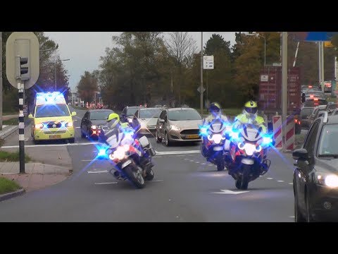 [Spoedbegeleiding] A1, Ambulance 02-131 Hurdegaryp naar het MCL vanaf ernstig ongeval Skûlenboarch