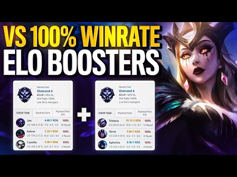 100% Winrate Elo-Boosters meet my Leblanc in Diamond.