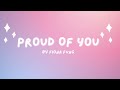 Proud Of You By Fiona Fung With Lyrics