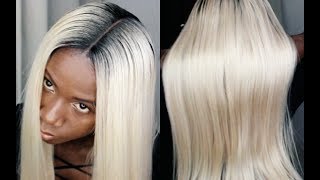 I TRIED BLONDE WIG - HOW TO-TUTORIAL FT UNIWIGS