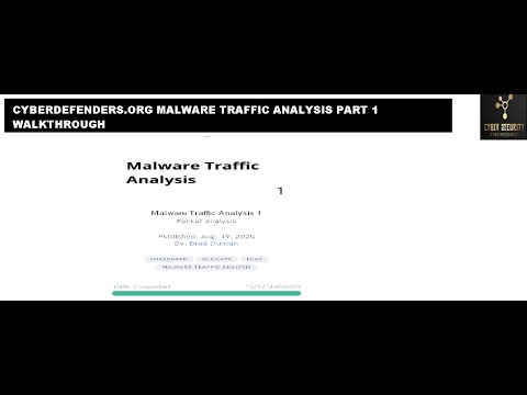 Cyberdefenders org Malware Traffic Analysis 1 CTF Walkthrough