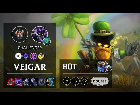 Veigar Bot vs Ezreal - KR Challenger Patch 10.4