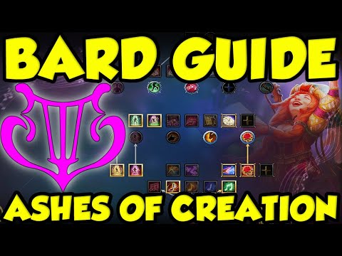 ASHES OF CREATION EARLY ACCESS BARD GUIDE! Best Bard Build Ashes of Creation!