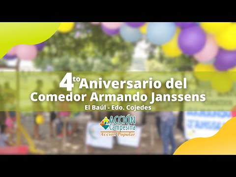 4to Aniversario Comedor Armando Janssens / El Baúl-Edo. Cojedes