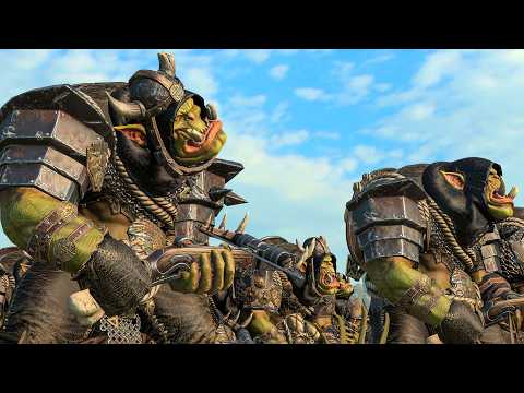 OGRE KINGDOMS vs GREENSKINS - TotalWar Warhammer 3