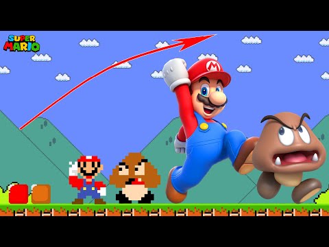 Evolution of Mario vs Goomba Realistic in Super Mario Bros