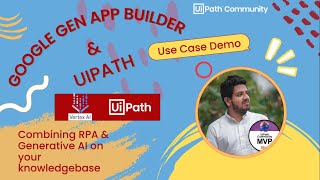 UiPath with Google Gen App Builder - Use Case Demo | @LahiruFernando  | #generativeai