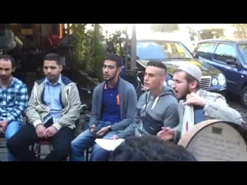 Ekrem Kaya ve Tekkei Kadiriyye ilahi grubu Berlin - Medine yoluna vardim