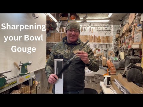 Woodturning. Let’s sharpen the Bowl Gouge using our handmade wooden jigs #carbide chisels