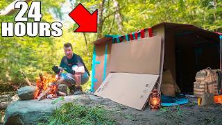 7 EXTREME Box Forts To Survive 24 Hours!