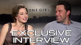 Ben Affleck and Carrie Coon Interview - Gone Girl (2014) David Fincher Movie HD video