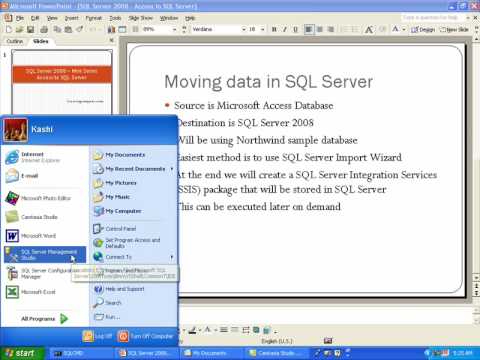 SQL Server Integration Services (SSIS) Basics – MSSQL 2008