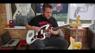 Video thumbnail for Squier by Fender Vintage Modified Jazzmaster Olympic white by The Guitar Manifesto
