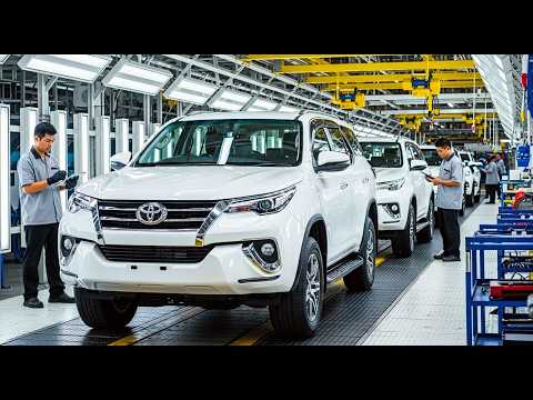 Inside the Toyota Fortuner Legender Factory | How Luxury 4x4 SUVs Are Built (Full Process)