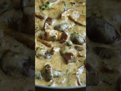 A video with a recipe for a very good mushroom sauce on the @mniamer channel #cooking #kitchen #m...