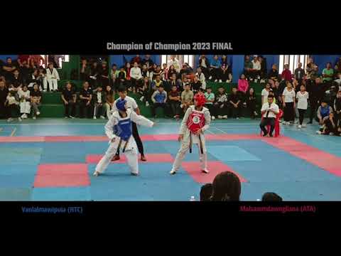 Final || Vanlalmawipuia(HTC) Vrs Malsawmdawnga (ATA) Men's Champion of Champions 2023 || Taekwondo