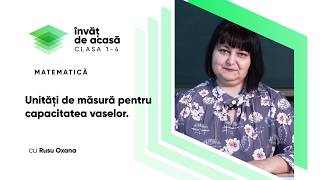 Unități de măsură pentru capacitatea vaselor