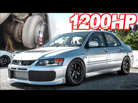 Fastest Street Evo Ever! 1200HP 4G63 "SUPERCAR KILLER" - 65PSI OF BOOST (100-150MPH in 2s!)