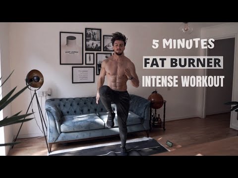 5 MIN INTENSE HIIT FAT BURNING WORKOUT | Do this every day | Rowan Row