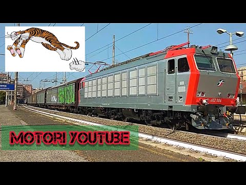 E652 "Tigre" COMPILATION: transiti nel nodo ferroviario di Roma, parte 1