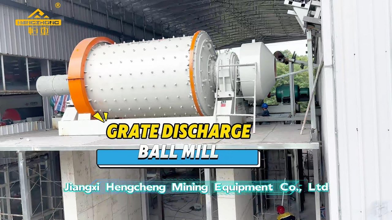 Faster Grinding, Controlled Discharge. GM1536 & GM2130 Grate Discharge Ball Mills for Various Ores.