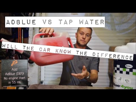 ADBLUE vs WATER, What Happens If You Use Tap Water Instead Of ADBLUE??