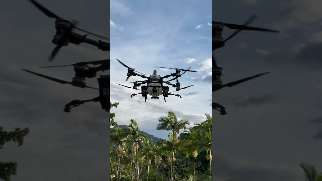 Lançamento dos novos drones pulverizadores da fabricante chinesa DJI