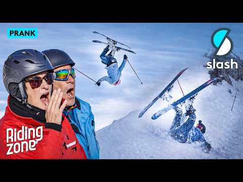 Prank: We trick a pro rider into giving a ski lesson (ft. Anthony Robert)