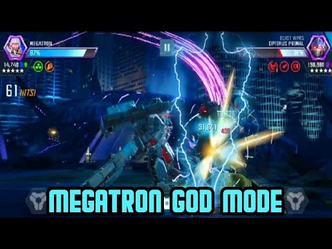 Rank 5 5-Star Megatron VS ROTK Optimus Primal - Megatron Beast Mode! | Transformers: Forged To Fight